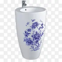 青花瓷器洗手盆