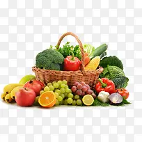一篮子蔬菜水果集合主题