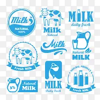 牛奶营养图标