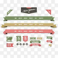 Web丝带菜单栏