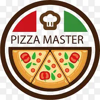 披萨矢量logo免费