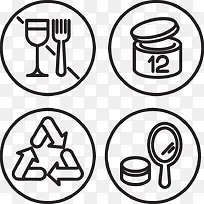四种食品标志