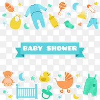 婴儿卡通可爱洗澡衣服