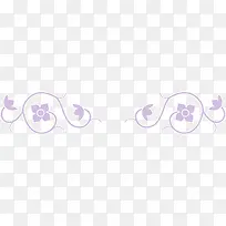 紫色装饰花纹