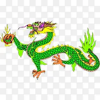 青色龙纹