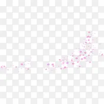 粉色漂浮的光效光斑