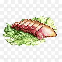 五花肉色彩素材图片