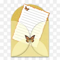 蝴蝶信纸