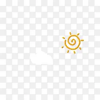 太阳云朵