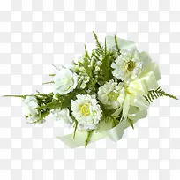 唯美花卉图片 白色花束