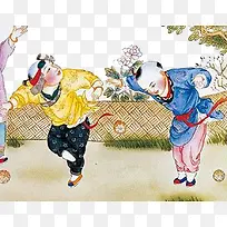 中国古代蹴鞠体育项目比赛
