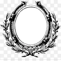 欧式复古植物镜框