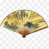 绿色扇子端午节