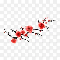 粉色梅花