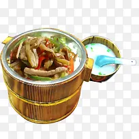 榨菜肉丝饭