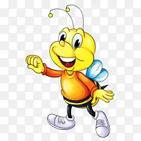 卡通黄色小蜜蜂