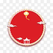 春节中国风分层背景模板