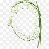 白色花环