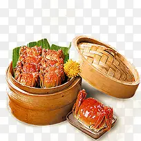 大闸蟹蒸笼