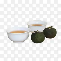 小青柑茶水