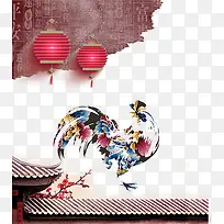 大花公鸡
