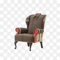 个性的棕色椅子