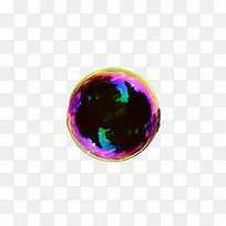 彩色泡泡里的地球