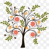 矢量卡通tree
