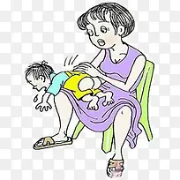 妈妈和幼儿
