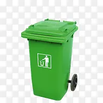 绿色垃圾桶素材