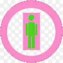 厕所男生图案