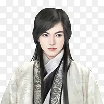白衣男子立绘合成