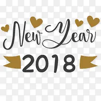 浪漫欧式新年标签