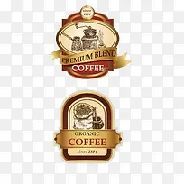 咖啡标签图标设计