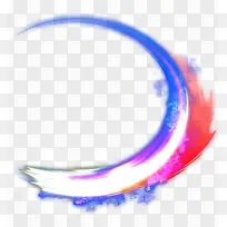 笔墨蓝色白色红色素材