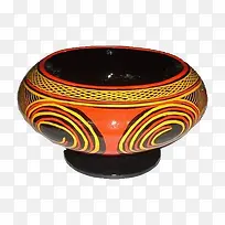 彝族漆器木碗