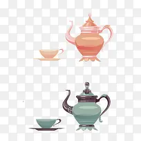 酒壶茶壶图案