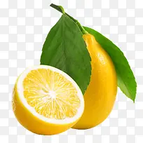 黄色新鲜柠檬酸口