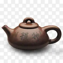 褐色茶壶