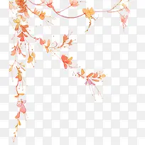 花朵藤蔓矢量