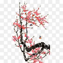 桃花国画