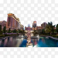 拉斯维加斯城市风景大图