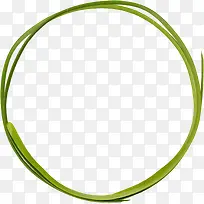 绿色叶子圆环