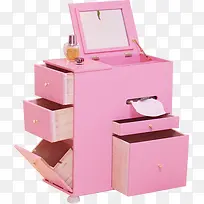 粉红色甜美设计化妆桌