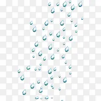 天气下雨飘落素材免抠