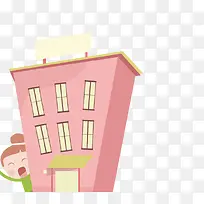粉色房子