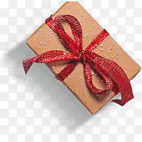 礼物盒红绸蝴蝶结