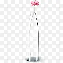 透明玻璃瓶插花