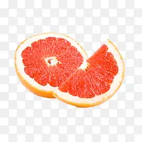 切开的红心葡萄柚水果