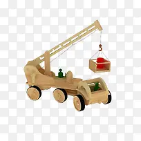 儿童小玩具木头车